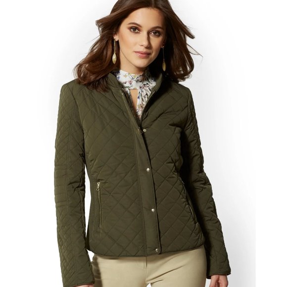 NWT New York & Company Quilted Jacket - Picture 1 of 4